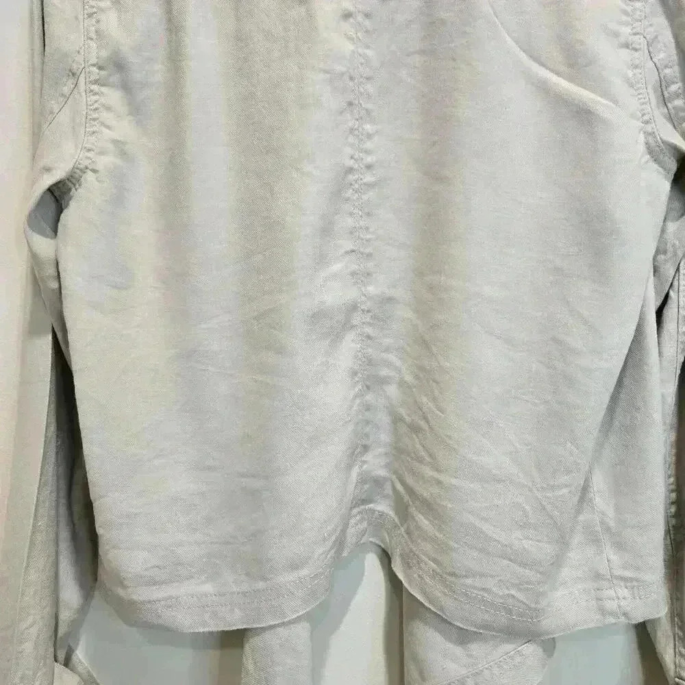 Anthropologie Gulliver Draped Women's S Bomber Jacket Faux Suede Trim - Picture 7 of 13
